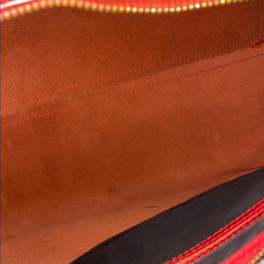 Louis Vuitton Red bag with Sleek Design  large speedy Authentic W/Dust Bag - Picture 4 of 8